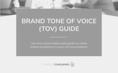 RESOURCE: How to Create a Brand Tone of Voice (TOV) Guide